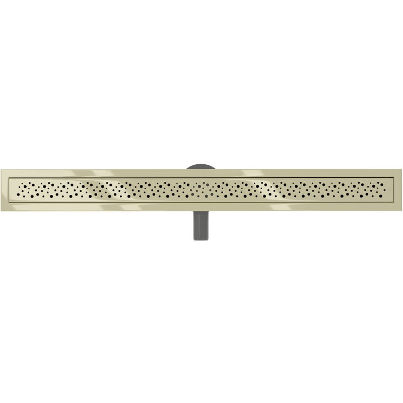 Mexen Flat 360° M12 Lineare Drehabfluss 100 cm, gold - 1521100-40