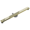 Mexen Flat 360° M12 Drehbarer Linienablauf 100 cm, gold - 1521100-40