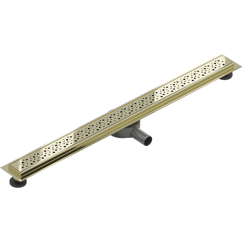 Mexen Flat 360° M12 linearer Drehablauf 80 cm, gold - 1521080-40