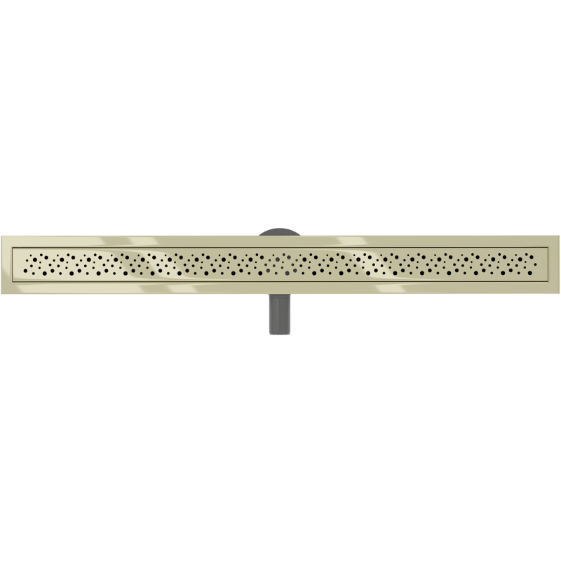 Mexen Flat 360° M12 Rotating Linear Drain 80 cm, Gold - 1521080-40