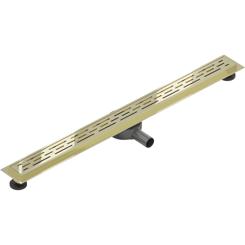 Mexen Flat 360° M01 scarico lineare rotante 100 cm, oro - 1520100-40