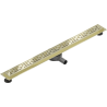 Mexen Flat 360° M01 Rotating Linear Drain 100 cm, Gold - 1520100-40