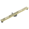 Mexen Flat 360° M01 draaibare lineaire afvoer 100 cm, goud - 1520100-40