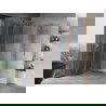 Mexen Mist-H Duo draaideur douchecabine 120 x 120 cm, transparant, geborsteld koper - 8A5-120L-120P-65-00