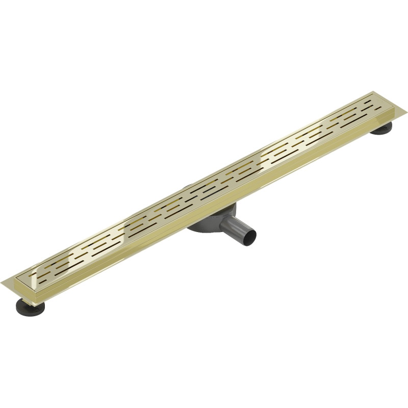 Mexen Flat 360° M01 roterende lijnafvoer 90 cm, goud - 1520090-40