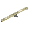 Mexen Flat 360° M01 Rotating Linear Drain 90 cm, Gold - 1520090-40