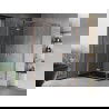 Mexen Mist H Duo Duschkabine drehbar 85 x 70 cm, transparent, gebürstetes Kupfer - 8A5-085L-070P-65-00