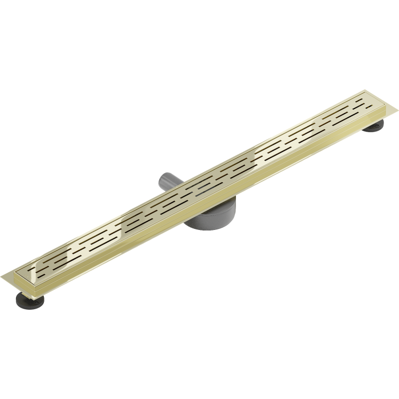 Mexen Flat 360° M01 draaibare goot 80 cm, goud - 1520080-40