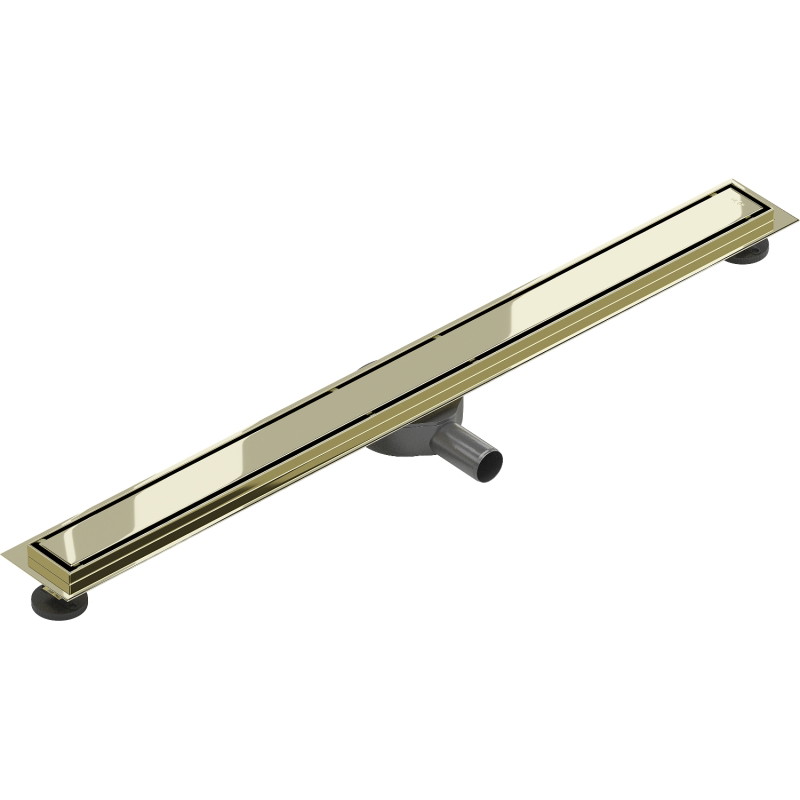 Mexen Flat 360° M13 canalisation linéaire rotative 2 en 1 90 cm, dorée - 1510090-40