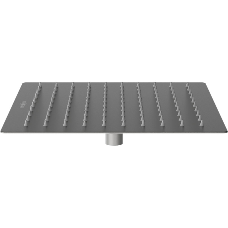 Mexen Slim κεφαλή ντους 25 x 25 cm, γκρι όπλου βουρτσισμένο - 79125-66