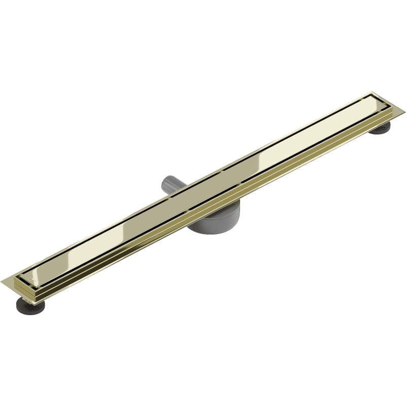 Mexen Flat 360° M13 2-in-1 Rotating Linear Drain 90 cm, Gold - 1510090-40