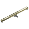 Mexen Flat 360° M13 draaibare lineaire afvoer 2in1 80 cm, goud - 1510080-40