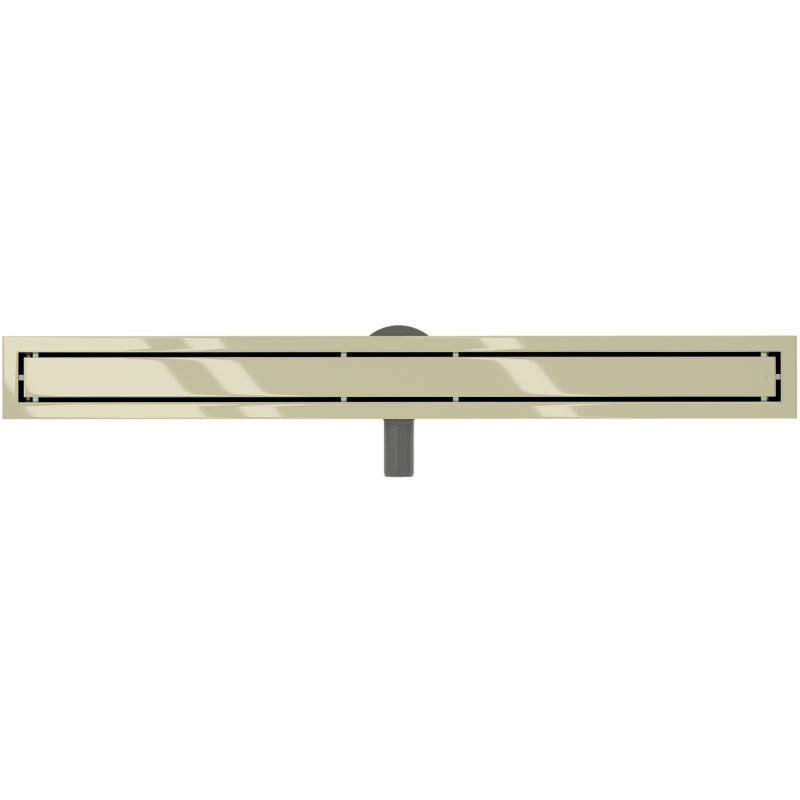 Mexen Flat 360° M13 Drehbarer Linearablauf 2-in-1 80 cm, Gold - 1510080-40