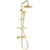 Mexen KT40 ensemble de douche en surface avec pomme de douche et mitigeur thermostatique, doré - 771504093-50