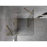 Mexen Mist H Duo Duschkabine mit Schwingtüren 110 x 110 cm, transparent, gold - 8A5-110L-110P-50-00