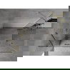 Mexen Mist H Duo cabine de douche pivotante 85 x 70 cm, transparent, or - 8A5-085L-070P-50-00