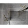 Mexen Mist-H Duo linkerscharnier douchecabine 120 x 75 cm, transparant, goud - 8A5-120L-075P-50-00