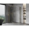 Mexen Mist-H Duo left swing shower enclosure 90 x 85 cm, transparent, gold - 8A5-090L-085P-50-00