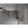 Mexen Mist-H Duo right swing shower cabin 75 x 90 cm, transparent, gold - 8A5-075L-090P-50-00