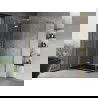 Mexen Mist H Duo Duschkabine schwenkbar 100 x 90 cm, transparent, gold - 8A5-100L-090P-50-00