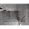 Mexen Mist-H Duo tuš kabina s desnim zakretnim vratima 95 x 105 cm, prozirna, zlatna - 8A5-095L-105P-50-00