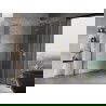 Mexen Mist-H Duo douchecabine scharnierend 115 x 120 cm, transparant, goud - 8A5-115L-120P-50-00