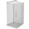 Mexen Rox-3S 3-sided sliding shower cabin 90 x 90 cm, transparent, chrome - 8C2-090-090-01-00-3S