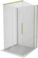 Mexen Rox-3S 3-seinaga lükandustega dušikabiin 120 x 120 cm, läbipaistev, kuldne harjatud - 8C2-120-120-55-00-3S