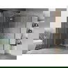Mexen Mist H L Duo Duschkabine schwenkbar 95 x 70 cm, transparent, Chrom - 8A5L-095L-070P-01-00