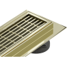 Mexen Flat 360° M33 rotating linear drain 50 cm, gold - 1533050-40