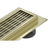 Mexen Flat 360° M33 swivel linear drain 50 cm, gold - 1533050-40