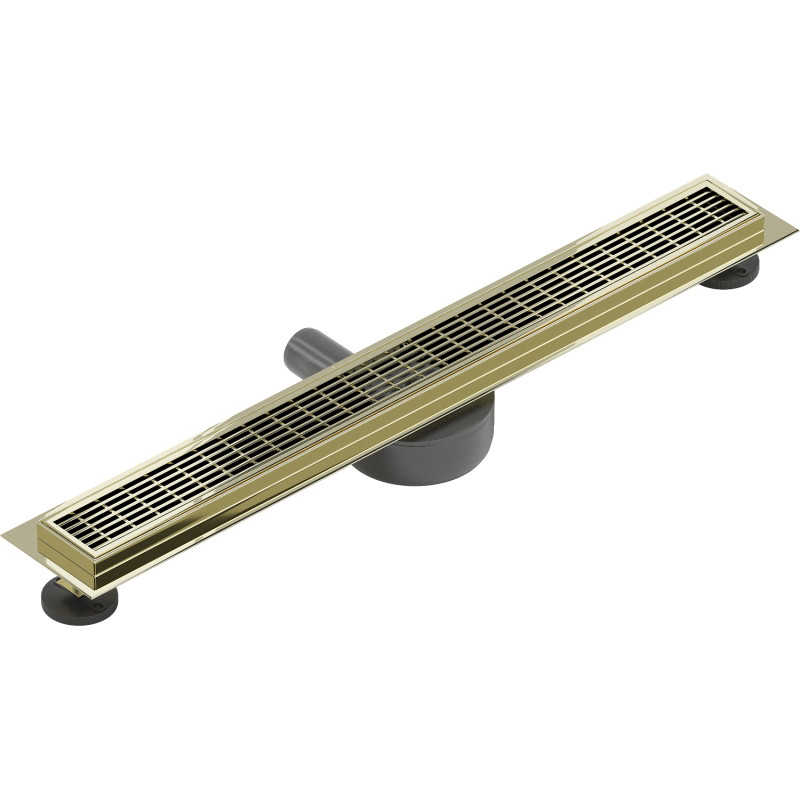 Mexen Flat 360° M33 rotating linear drain 50 cm, gold - 1533050-40