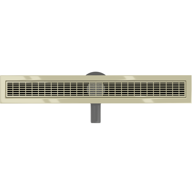 Mexen Flat 360° M33 swivel linear drain 50 cm, gold - 1533050-40