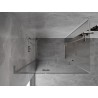 Mexen Mist-H L Duo duši all vasak 80 x 75 cm, läbipaistev, kroom - 8A5L-080L-075P-01-00