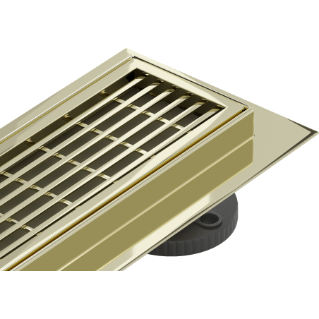 Mexen Flat 360° M33 canalisation linéaire pivotante 60 cm, doré - 1533060-40