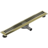 Mexen Flat 360° M33 60 cm Rotating Linear Drain, Gold - 1533060-40