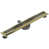 Mexen Flat 360° M33 canalisation linéaire pivotante 60 cm, doré - 1533060-40