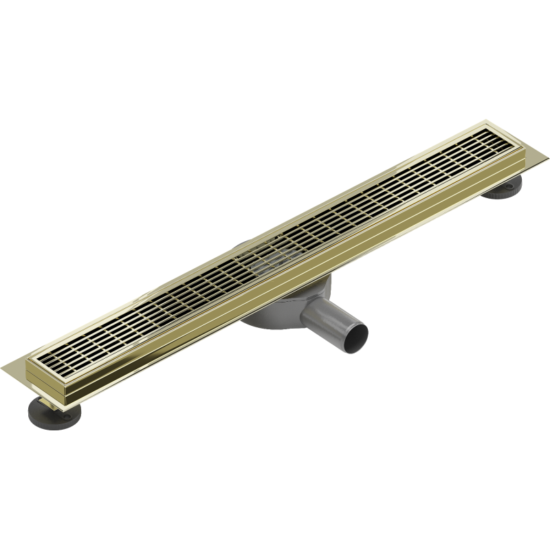 Mexen Flat 360° M33 drehbarer Linienabfluss 70 cm, gold - 1533070-40