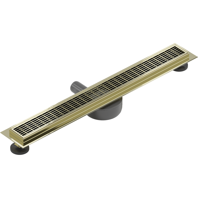 Mexen Flat 360° M33 drehbarer Linienabfluss 70 cm, gold - 1533070-40