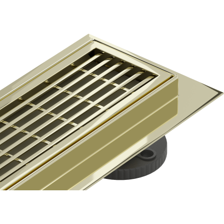 Mexen Flat 360° M33 drain linéaire rotatif 90 cm, doré - 1533090-40