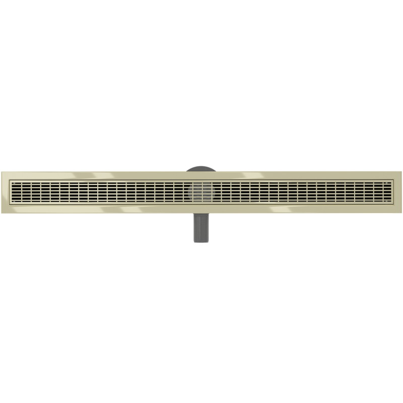 Mexen Flat 360° M33 drain linéaire pivotant 100 cm, doré - 1533100-40