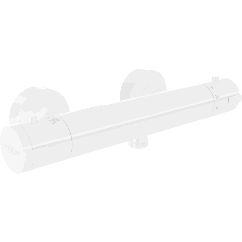 Mexen Kai grifo de ducha termostático, blanco - 77100-20