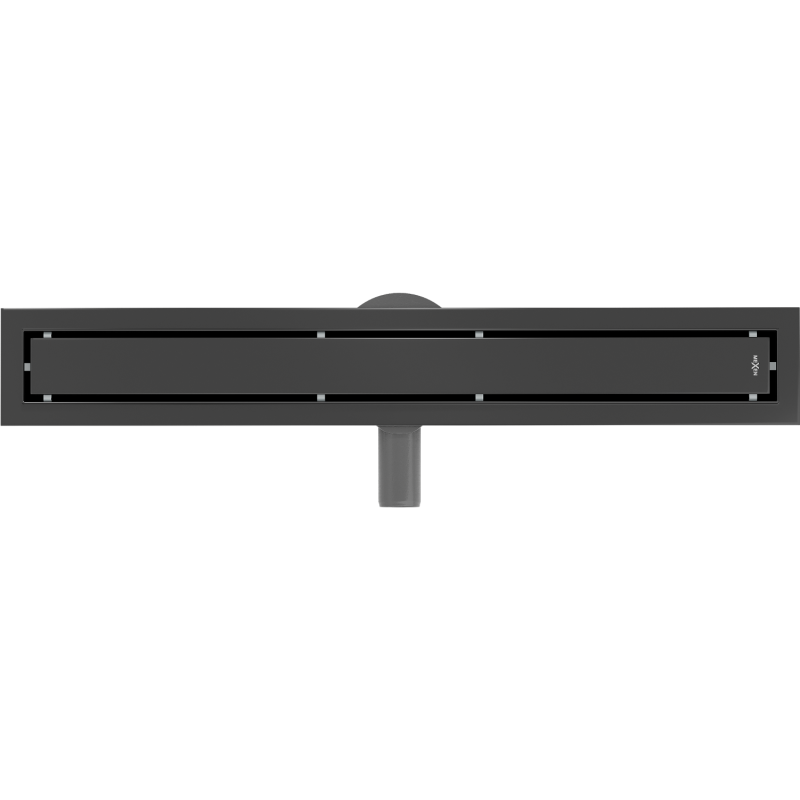 Mexen Flat 360° M13 drain linéaire pivotant 2en1 50 cm, noir - 1710050-40