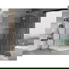 Cabine de douche pliante Mexen Mist H L Duo 80 x 100 cm, transparent, chromé - 8A5L-080L-100P-01-00