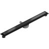 Mexen Flat 360° M13 siphon linéaire rotatif 2en1 80 cm, noir - 1710080-40
