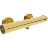 Mexen Kai thermostatic shower mixer, gold - 77100-50