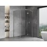 Mexen Mist H L Duo Duschkabine schwenkbar 70 x 120 cm, transparent, Chrom - 8A5L-070L-120P-01-00