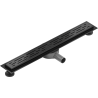 Mexen Flat 360° M01 Drehbarer Linienabfluss 50 cm, Schwarz - 1720050-40