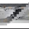 Mexen Oval Slim freistehende an der Wand stehende Badewanne 170 x 80 cm, weiß, Überlauf Gun Gray gebürstet - 52661708000-66