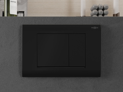 Mexen Fenix 01 κουμπί εκκένωσης, μαύρο ματ - 600103